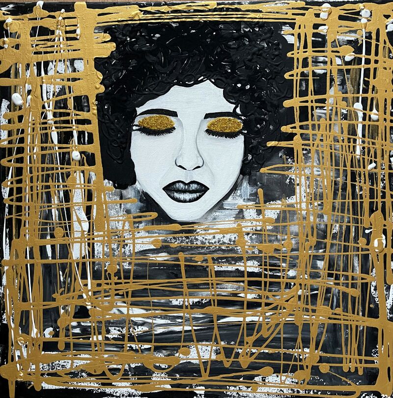 Trapped in a golden cage - a Paint by Emka