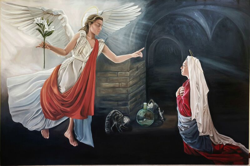 Annunciazione  - a Paint by Marco Vaccaro