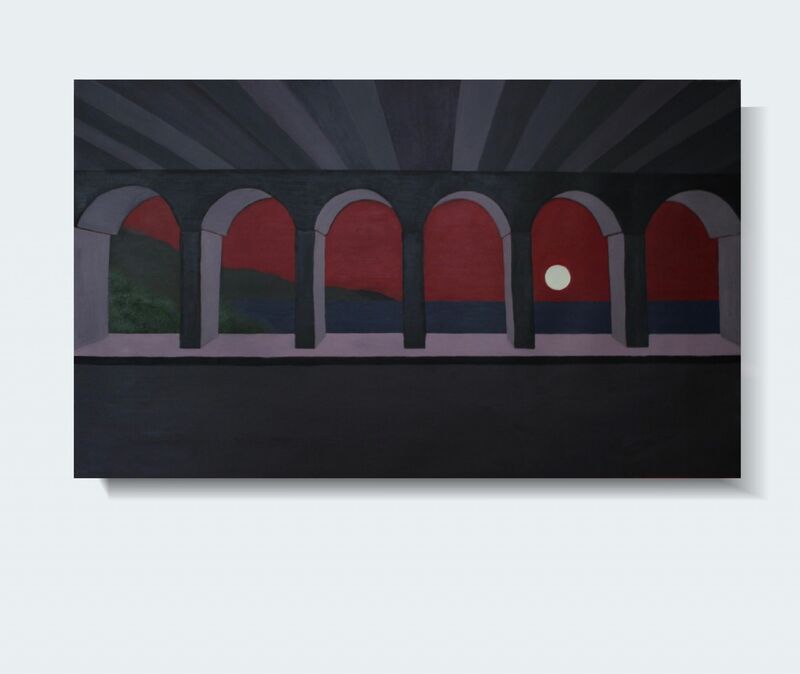 Dentro la galleria - a Paintings by Federico Parente