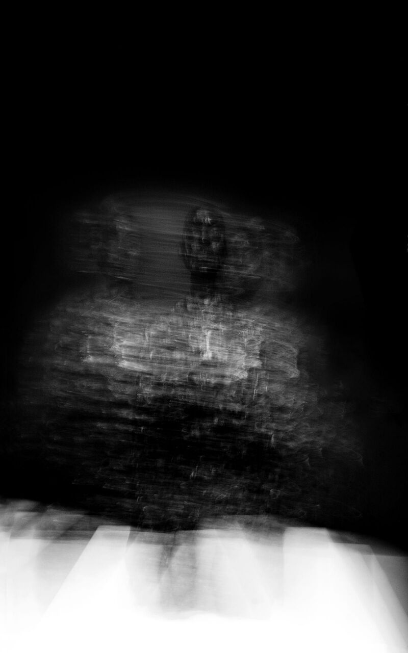 Arrêter ce qui fuit I  [ D'après Alberto Giacometti ] - a Photographic Art by Guillermo GOMEZ