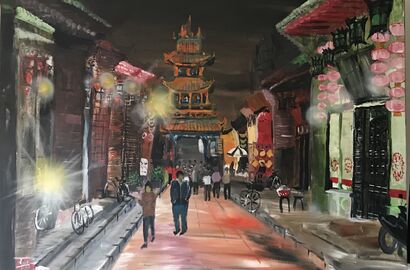 Ping Yao - A Paint Artwork by Clairette