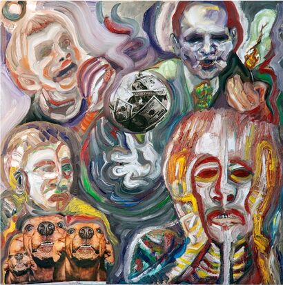 I mercanti di guerra - a Paint Artowrk by Angela Margherita  Leotta