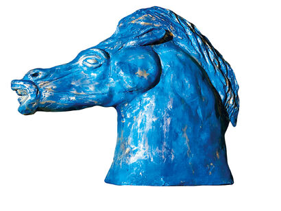 CANDY, the BLUE Horse - a Sculpture & Installation Artowrk by DuminDa