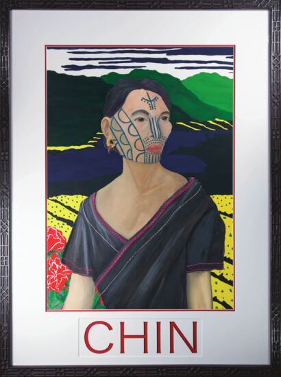 Chin - a Paint Artowrk by Amy Zaleta-Martinez