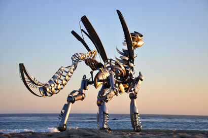 Star Gazer 1  - A Sculpture & Installation Artwork by David  Han