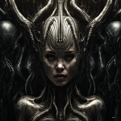 Alien female - a Digital Art Artowrk by Ikito