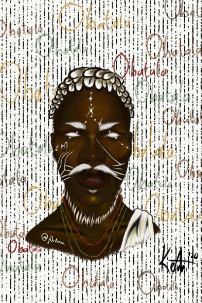 Òrìsà: Obatala - A Digital Art Artwork by j0rdanna