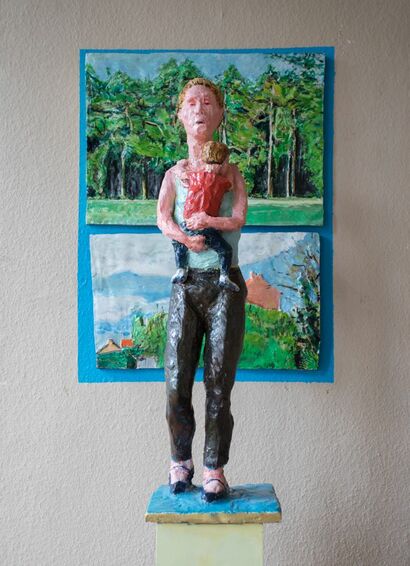 Mother & Child  ,  - A Sculpture & Installation Artwork by yannick ganseman
