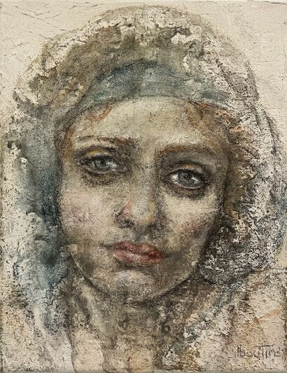 The Luminous Weight of Stillness - a Paint Artowrk by Boutin