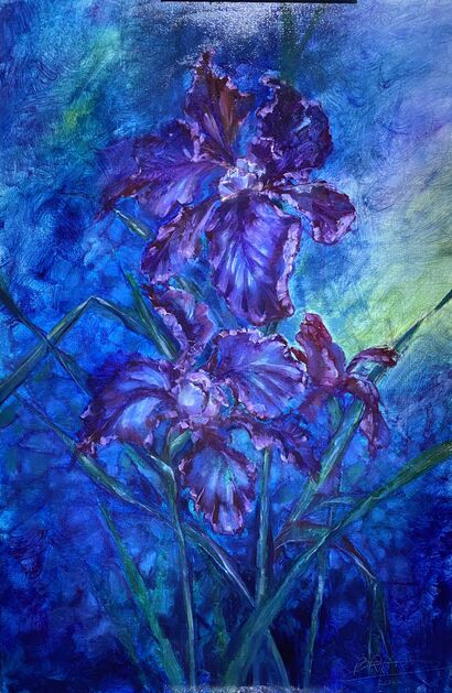  Iris - A Paint Artwork by Jiaqiu Liu
