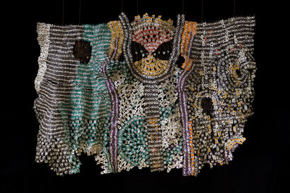 Sharp garments for desperate shamans: Zaratan - A Sculpture & Installation Artwork by Sandra Lapage