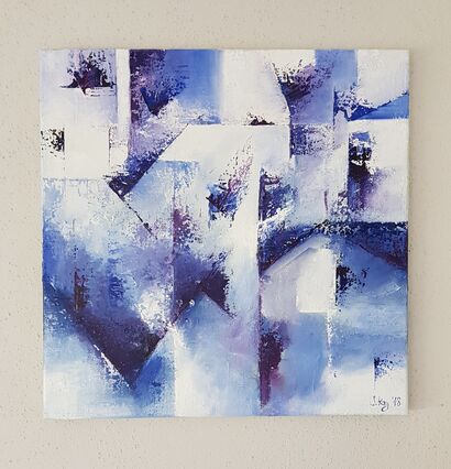 Lilac outburst  - A Paint Artwork by Sabine Kay