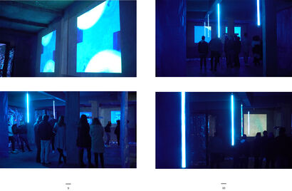 The Blue Exhibition - A Sculpture & Installation Artwork by Terrace House