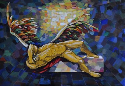 Il sogno di Icaro - A Paint Artwork by jorge