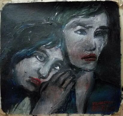 The Couple - A Paint Artwork by Francesco Santucci