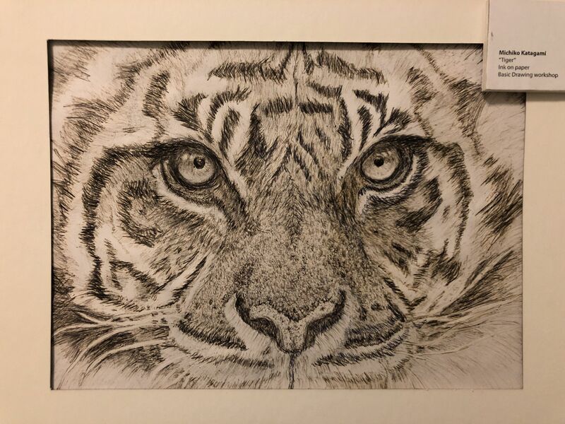 Tiger - a Paint by Michiko Lynch