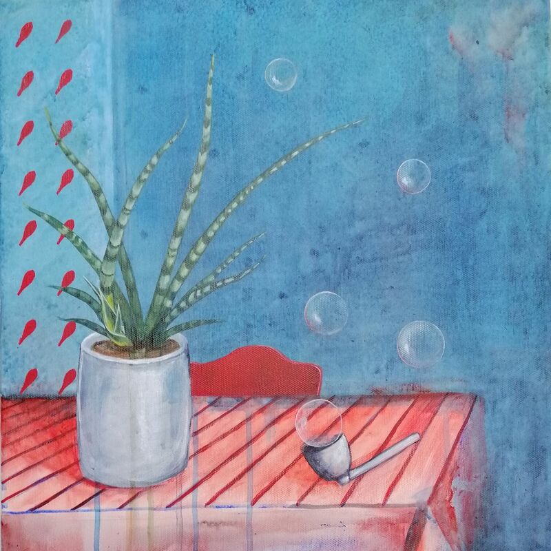 Sanseveria - a Paintings by Pétra Vanwichelen
