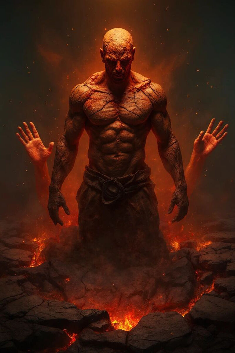 Born from the Depths of Tragedy - a Digital Graphics and Cartoon by Marzieh Poozesh Shirazi