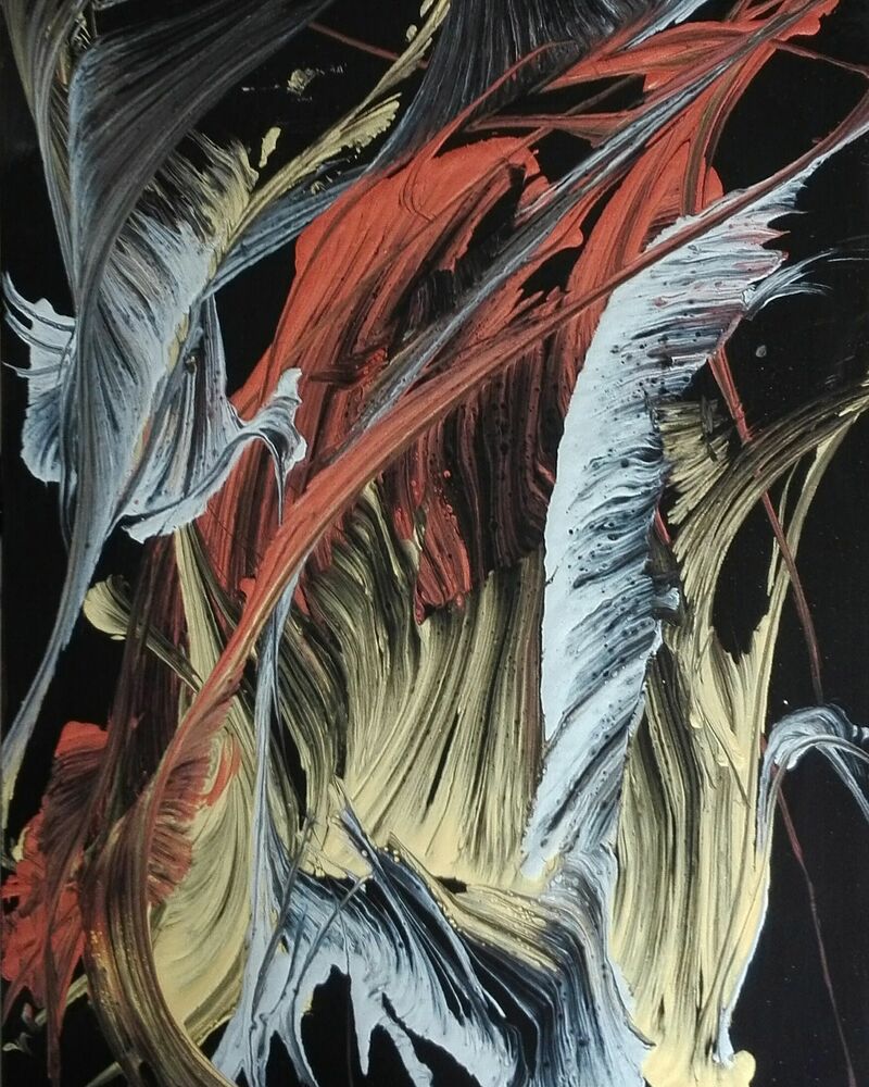 Angeli o demoni - a Paint by Maria Luisa Pancino
