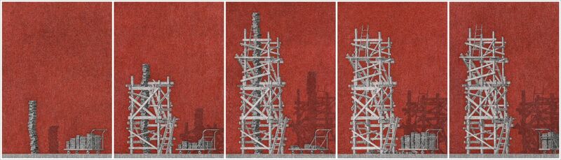 Solness Tower (opus 5A3) - a Paint by Dato