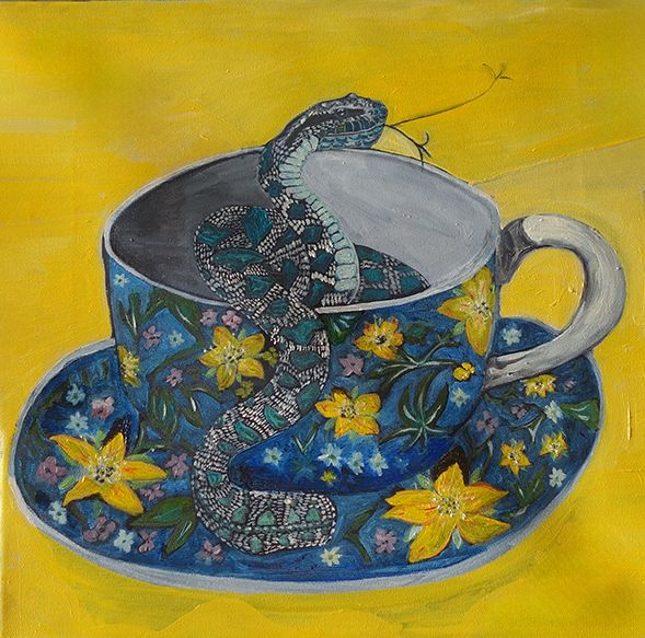 HYHYCO (Hypericaceae Hypericum corsicum Steud.) - a Paintings by Mateus-Berr Ruth