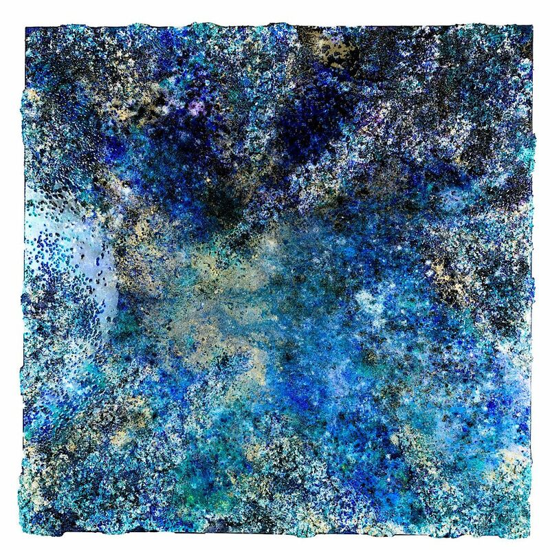 Fictional Universe - New Galaxy II. (at night) - a Paint by dalma goncz