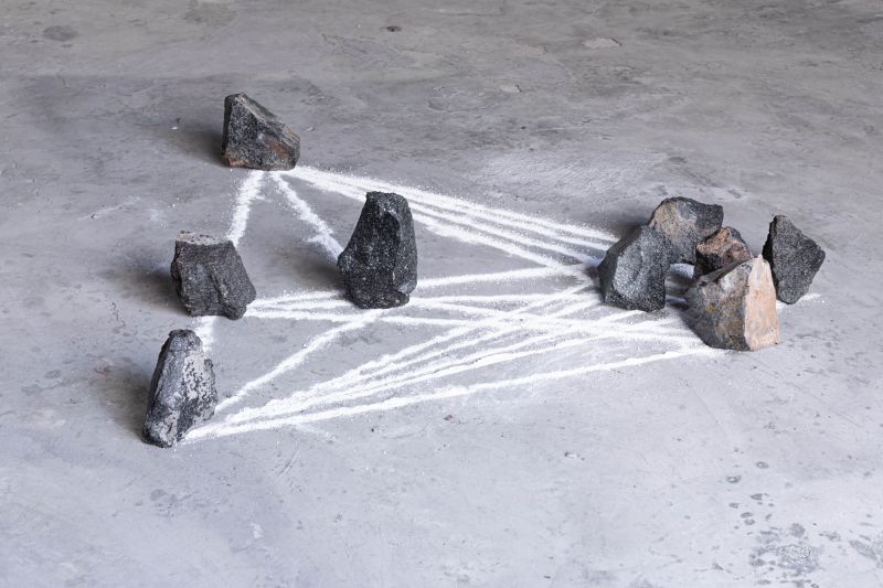Black Diamond - a Sculpture & Installation by Kg Augenstern Christiane Prehn and Wolfgang Meyer