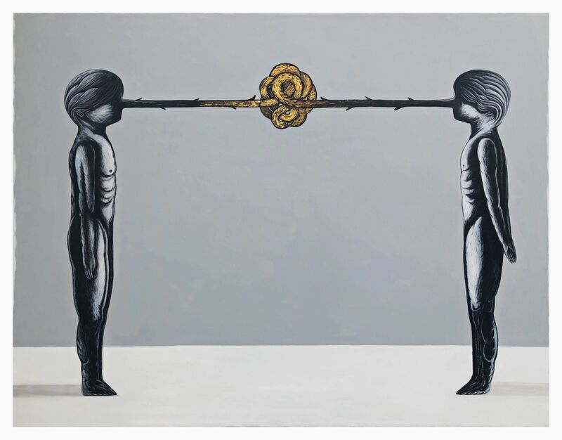 The conversation - a Paint by Rolo Fernández 