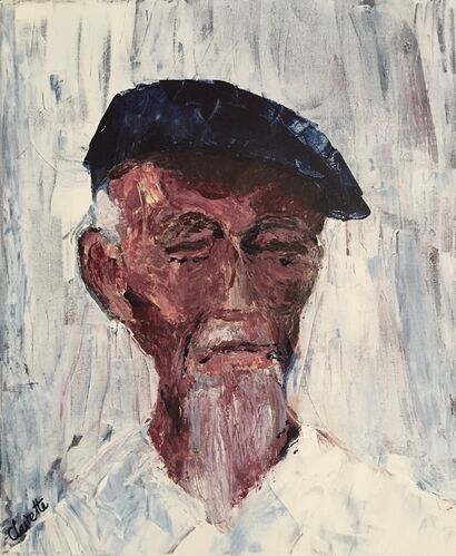 Viet Namese man - a Paint Artowrk by Clairette