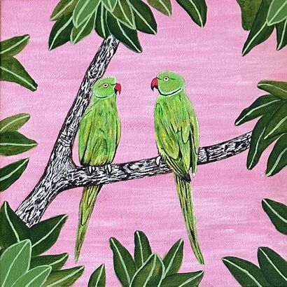 love in early stages - a Paint Artowrk by Sama Majidian