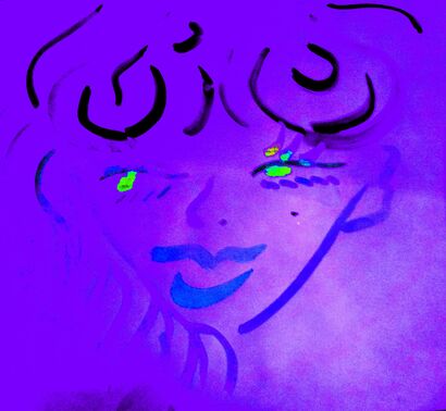 VIOLET DREAM - a Paint Artowrk by Funky Taurus