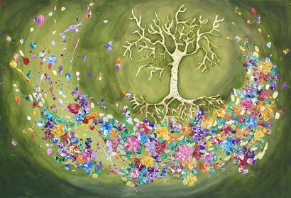 Becoming: the essence within - a Paint Artowrk by Annie