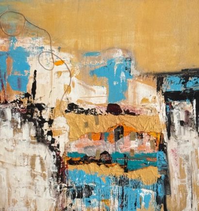 La Casa che Promette il Mare  - a Paint Artwork by Claudia Liuzzi