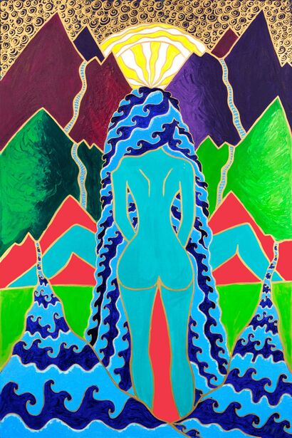 Goddess of Choice - a Paint Artowrk by Morgan  Allis