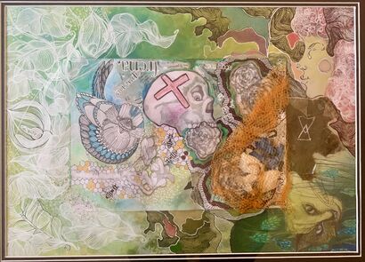 Vita e Morte in presenza di Tecla (2) - a Paint Artowrk by No Emi 