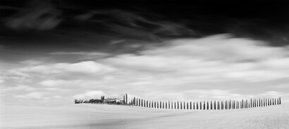 cipressi e nuvole - a Photographic Art Artowrk by Gianluca  Federighi