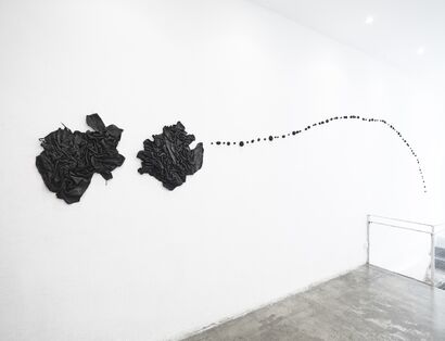 Skin III.     Line - Waves - Wrinkles - a Sculpture & Installation Artowrk by Mariko Kumon