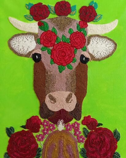 Cow II, Transhumance Series - a Art Design Artowrk by Corinna Wollf