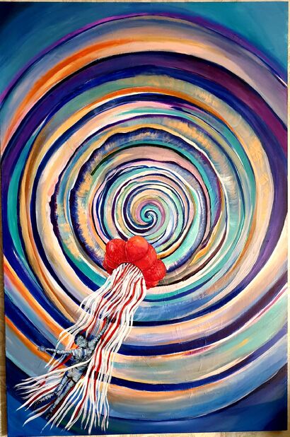 target search - A Paint Artwork by Marianna Fajs