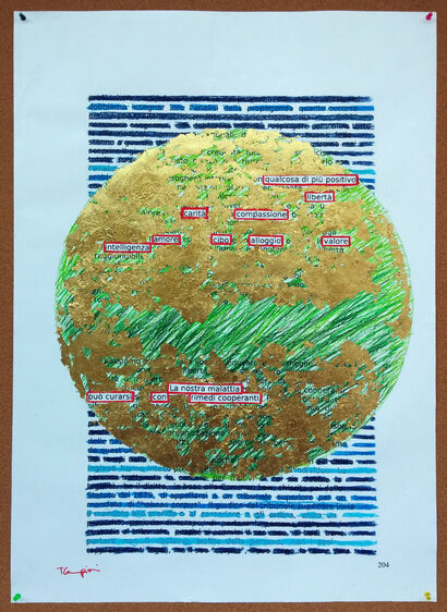 Un mondo nuovo  - a Paint Artowrk by Teresa Campioni