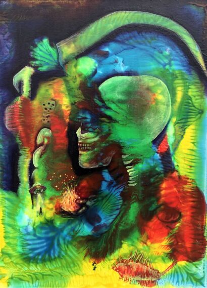 Skull - a Paint Artowrk by tugba diler