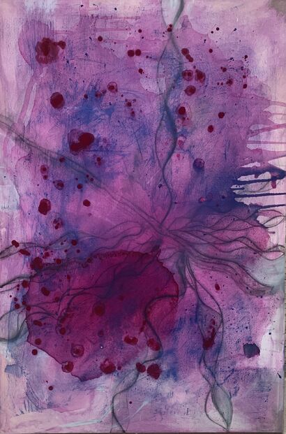 Jelly Fish - A Paint Artwork by Tuca Ahlin