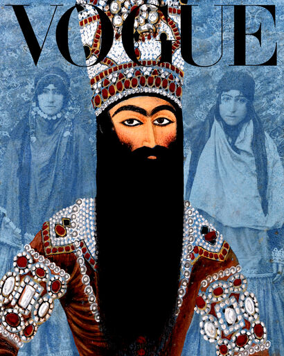 King Vogue - A Digital Graphics and Cartoon Artwork by Rabee Baghshani