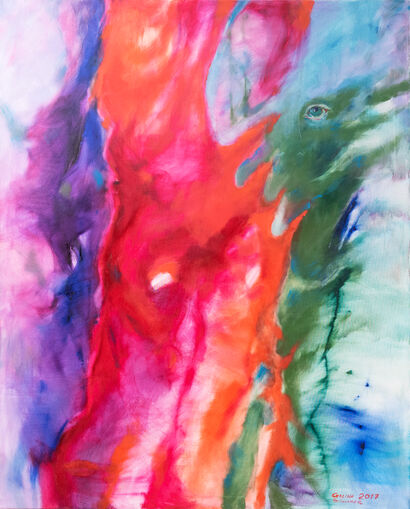 Momentum Mastery Pink - A Paint Artwork by Galina Schwaiger