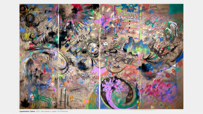 Appreciation Game - a Paint Artowrk by Wanting Li