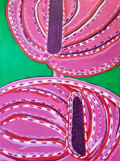 Anthurium - a Paint Artowrk by Billy Kasberg