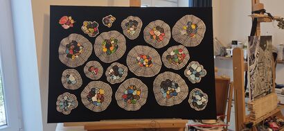 Le Giornate della Pittura or the measurement of time - The days of the apocalypse - a Paint Artowrk by Achim Davide  Ferrandina Gouriou 