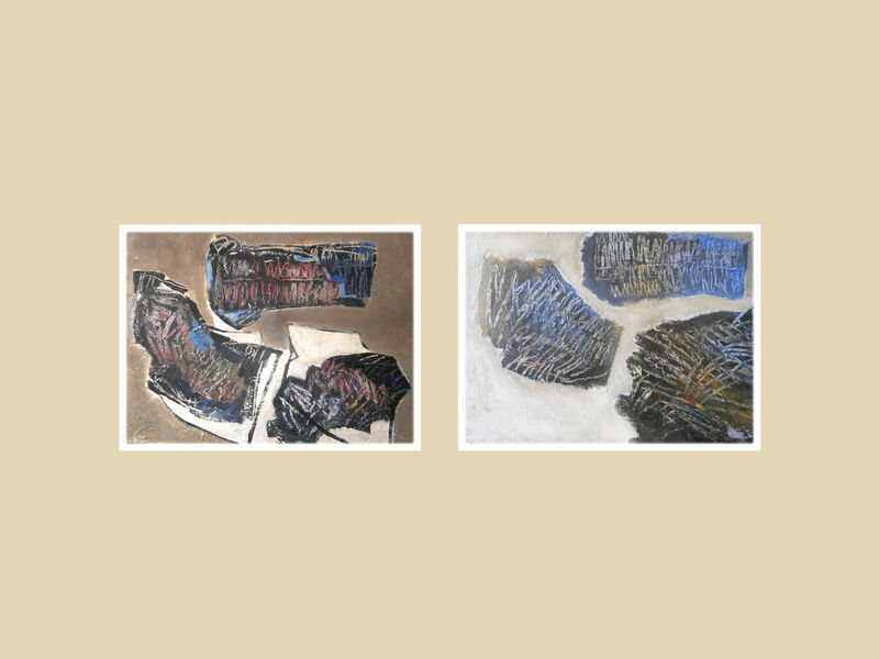 Sacred tablets - a Paint by Antoinette- ATTA Tontcheva