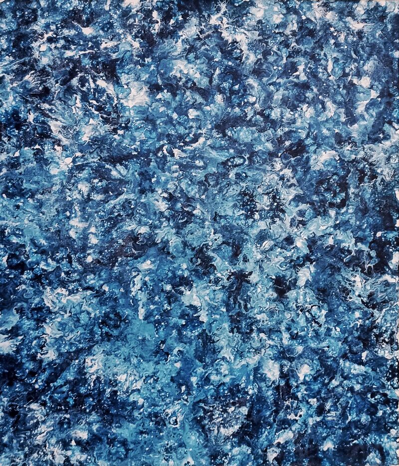Bleu lacté - a Paint by Maeva GRANIERI