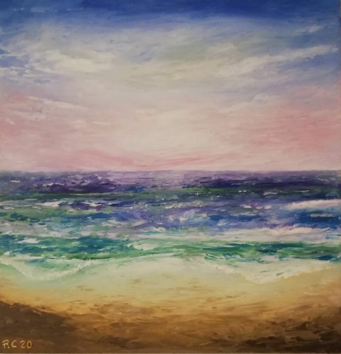 On the sea (Sul mare) - a Paint by Riccardo Cervelli